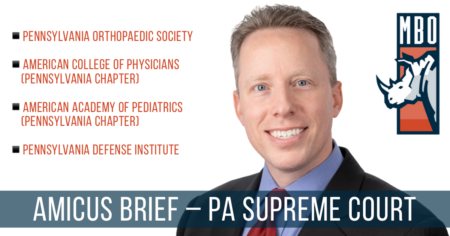 Matis Baum O’Connor Joins Fight to Have PA Supreme Court Reconsider Its Striking Down of Med Mal Suit Time Limits